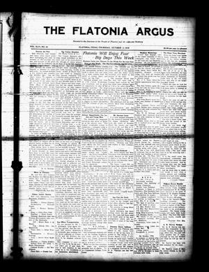 The Flatonia Argus (Flatonia, Tex.), Vol. 44, No. 48, Ed. 1 Thursday, October 2, 1919