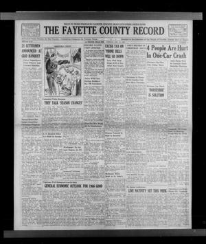 The Fayette County Record (La Grange, Tex.), Vol. 44, No. 15, Ed. 1 Tuesday, December 21, 1965