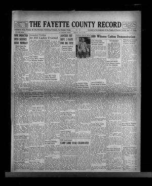 Primary view of object titled 'The Fayette County Record (La Grange, Tex.), Vol. 32, No. 80, Ed. 1 Friday, August 6, 1954'.