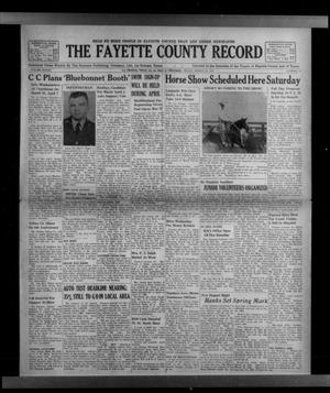 The Fayette County Record (La Grange, Tex.), Vol. 41, No. 43, Ed. 1 Friday, March 29, 1963