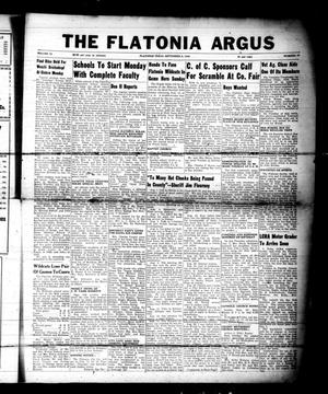 The Flatonia Argus (Flatonia, Tex.), Vol. 73, No. 37, Ed. 1 Thursday, September 9, 1948