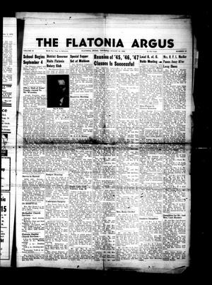 The Flatonia Argus. (Flatonia, Tex.), Vol. 81, No. 33, Ed. 1 Thursday, August 16, 1956