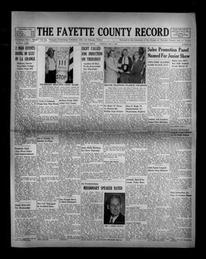 The Fayette County Record (La Grange, Tex.), Vol. 36, No. 28, Ed. 1 Tuesday, February 4, 1958
