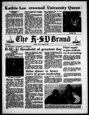 The H-SU Brand (Abilene, Tex.), Vol. 65, No. 9, Ed. 1, Friday, October 28, 1977