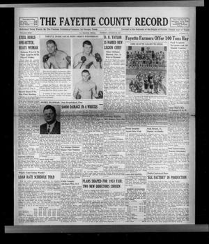 The Fayette County Record (La Grange, Tex.), Vol. 31, No. 83, Ed. 1 Tuesday, August 18, 1953