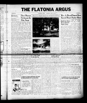 The Flatonia Argus (Flatonia, Tex.), Vol. 66, No. 32, Ed. 1 Thursday, July 31, 1941