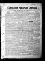 Primary view of La Grange Deutsche Zeitung (La Grange, Tex.), Vol. 36, No. 8, Ed. 1 Thursday, October 1, 1925