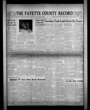 The Fayette County Record (La Grange, Tex.), Vol. 37, No. 19, Ed. 1 Tuesday, January 6, 1959