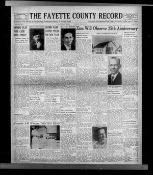 The Fayette County Record (La Grange, Tex.), Vol. 31, No. 58, Ed. 1 Friday, May 22, 1953