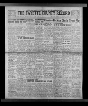 The Fayette County Record (La Grange, Tex.), Vol. 43, No. 91, Ed. 1 Tuesday, September 14, 1965