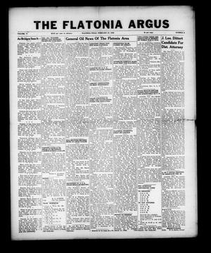 The Flatonia Argus (Flatonia, Tex.), Vol. 71, No. 8, Ed. 1 Thursday, February 21, 1946