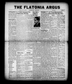 Primary view of object titled 'The Flatonia Argus (Flatonia, Tex.), Vol. 71, No. 17, Ed. 1 Thursday, April 25, 1946'.