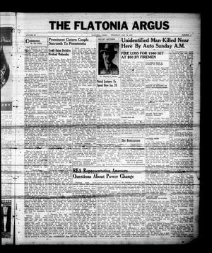 The Flatonia Argus (Flatonia, Tex.), Vol. 66, No. 4, Ed. 1 Thursday, January 16, 1941