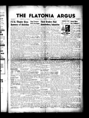 The Flatonia Argus. (Flatonia, Tex.), Vol. 82, No. 8, Ed. 1 Thursday, February 21, 1957