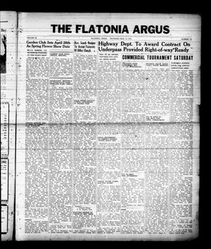 Primary view of object titled 'The Flatonia Argus (Flatonia, Tex.), Vol. 66, No. 12, Ed. 1 Thursday, March 13, 1941'.