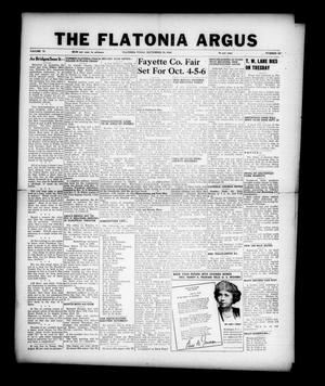 Primary view of object titled 'The Flatonia Argus (Flatonia, Tex.), Vol. 71, No. 38, Ed. 1 Thursday, September 19, 1946'.