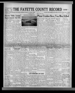 Primary view of object titled 'The Fayette County Record (La Grange, Tex.), Vol. 31, No. 64, Ed. 1 Friday, June 12, 1953'.
