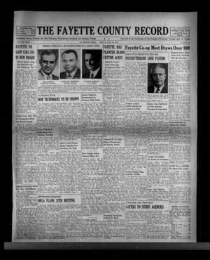 The Fayette County Record (La Grange, Tex.), Vol. 32, No. 78, Ed. 1 Friday, July 30, 1954