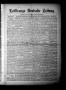 Thumbnail image of item number 1 in: 'La Grange Deutsche Zeitung. (La Grange, Tex.), Vol. 14, No. 6, Ed. 1 Thursday, September 24, 1903'.