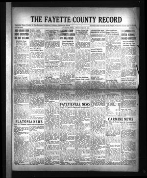 The Fayette County Record (La Grange, Tex.), Vol. 23, No. 43, Ed. 1 Friday, March 30, 1945