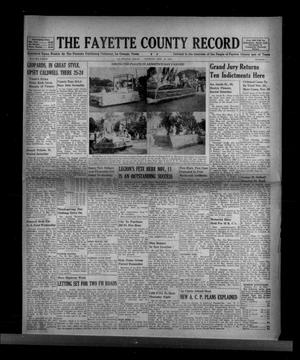 The Fayette County Record (La Grange, Tex.), Vol. 33, No. 5, Ed. 1 Tuesday, November 16, 1954
