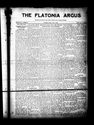 The Flatonia Argus (Flatonia, Tex.), Vol. 44, No. 27, Ed. 1 Thursday, May 6, 1920