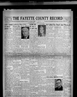The Fayette County Record (La Grange, Tex.), Vol. 31, No. 78, Ed. 1 Friday, July 31, 1953