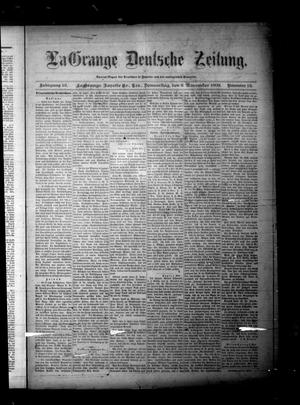 La Grange Deutsche Zeitung. (La Grange, Tex.), Vol. 13, No. 12, Ed. 1 Thursday, November 6, 1902
