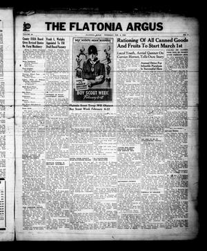 The Flatonia Argus (Flatonia, Tex.), Vol. 68, No. 7, Ed. 1 Thursday, February 4, 1943