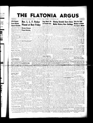 The Flatonia Argus (Flatonia, Tex.), Vol. 85, No. 39, Ed. 1 Thursday, September 29, 1960