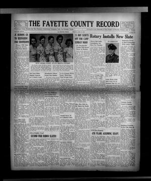 Primary view of object titled 'The Fayette County Record (La Grange, Tex.), Vol. 37, No. 66, Ed. 1 Friday, June 19, 1959'.