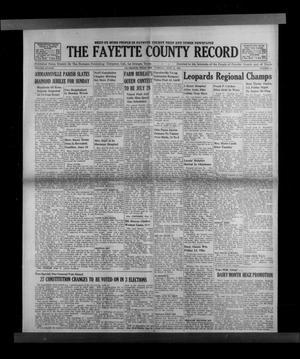 The Fayette County Record (La Grange, Tex.), Vol. 43, No. 65, Ed. 1 Tuesday, June 15, 1965