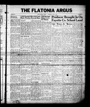 Primary view of object titled 'The Flatonia Argus (Flatonia, Tex.), Vol. 66, No. 3, Ed. 1 Thursday, January 9, 1941'.