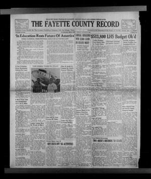 The Fayette County Record (La Grange, Tex.), Vol. 43, No. 84, Ed. 1 Friday, August 20, 1965