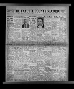 Primary view of object titled 'The Fayette County Record (La Grange, Tex.), Vol. 32, No. 45, Ed. 1 Tuesday, April 6, 1954'.