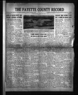 Primary view of object titled 'The Fayette County Record (La Grange, Tex.), Vol. 23, No. 19, Ed. 1 Friday, January 5, 1945'.