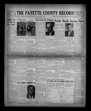 Primary view of object titled 'The Fayette County Record (La Grange, Tex.), Vol. 36, No. 63, Ed. 1 Friday, June 6, 1958'.