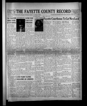 The Fayette County Record (La Grange, Tex.), Vol. 31, No. 30, Ed. 1 Friday, February 13, 1953