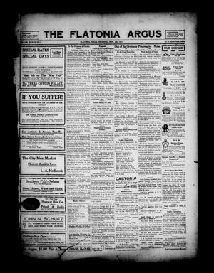 The Flatonia Argus (Flatonia, Tex.), Vol. 37, No. 5, Ed. 1 Thursday, November 9, 1911