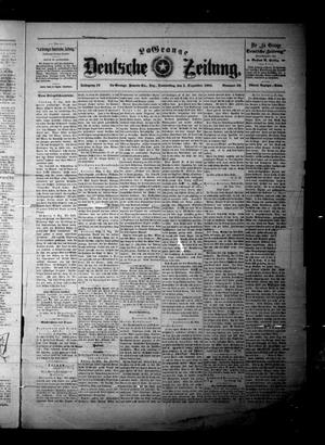 La Grange Deutsche Zeitung. (La Grange, Tex.), Vol. 12, No. 16, Ed. 1 Thursday, December 5, 1901