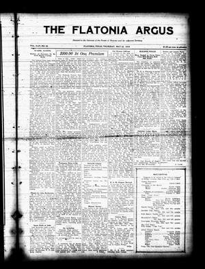 Primary view of object titled 'The Flatonia Argus (Flatonia, Tex.), Vol. 44, No. 29, Ed. 1 Thursday, May 22, 1919'.