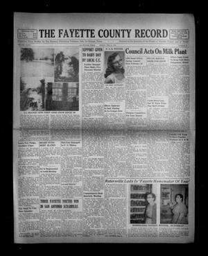 The Fayette County Record (La Grange, Tex.), Vol. 36, No. 31, Ed. 1 Friday, February 14, 1958