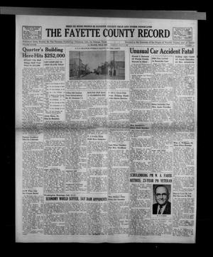 The Fayette County Record (La Grange, Tex.), Vol. 43, No. 71, Ed. 1 Tuesday, July 6, 1965