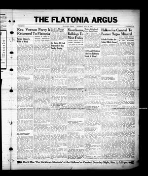 Primary view of object titled 'The Flatonia Argus (Flatonia, Tex.), Vol. 66, No. 45, Ed. 1 Thursday, October 30, 1941'.