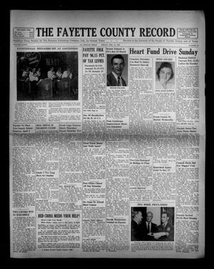 The Fayette County Record (La Grange, Tex.), Vol. 36, No. 33, Ed. 1 Friday, February 21, 1958