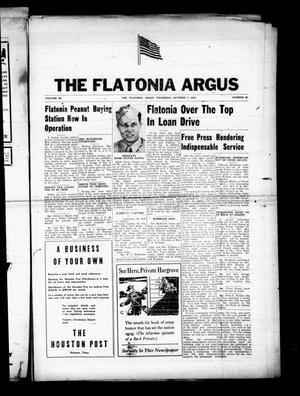 The Flatonia Argus (Flatonia, Tex.), Vol. 68, No. 40, Ed. 1 Thursday, October 7, 1943