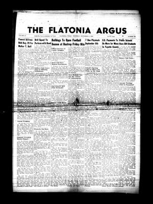 The Flatonia Argus (Flatonia, Tex.), Vol. 83, No. 36, Ed. 1 Thursday, September 4, 1958