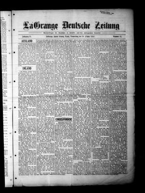 La Grange Deutsche Zeitung (La Grange, Tex.), Vol. 35, No. 12, Ed. 1 Thursday, October 30, 1924