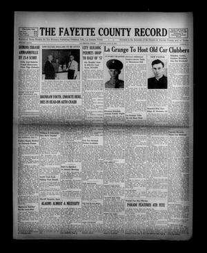 Primary view of object titled 'The Fayette County Record (La Grange, Tex.), Vol. 36, No. 72, Ed. 1 Tuesday, July 8, 1958'.