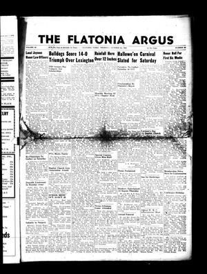The Flatonia Argus (Flatonia, Tex.), Vol. 85, No. 42, Ed. 1 Thursday, October 20, 1960